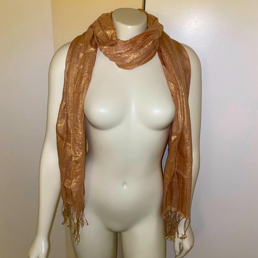 Rose Gold Scarf/Wrap